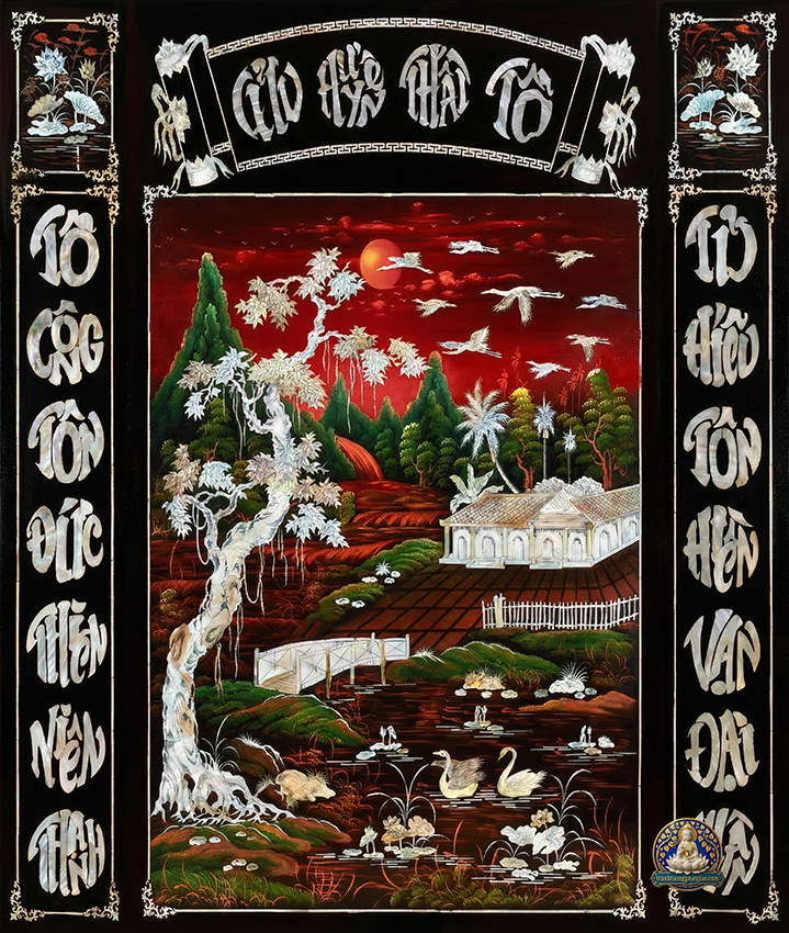 TRANH CỬU HUYỀN THẤT TỔ